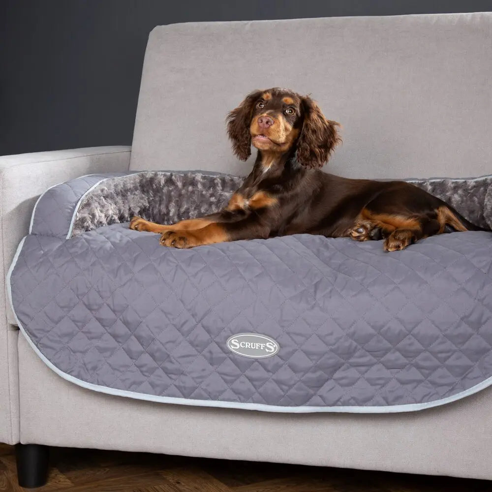 Wilton Sofa Dog Bed (in Blue, Grey, Black, Brown) by Scruffs - Memoriex