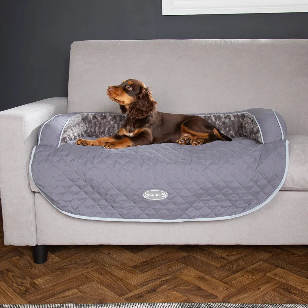 Wilton Sofa Dog Bed (in Blue, Grey, Black, Brown) by Scruffs - Memoriex