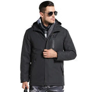 Winter USB Infrared Heating Cotton Men Women Jacket Outdoor Camping Windproof Windbreaker Hiking Climbing Fleece Coat - Memoriex 