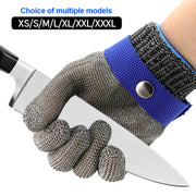 Wire Gloves Cutting Slaughter Chainsaw Work Labor Protection Hand Stainless Steel Metal Anti-Cutting Gloves - Memoriex 