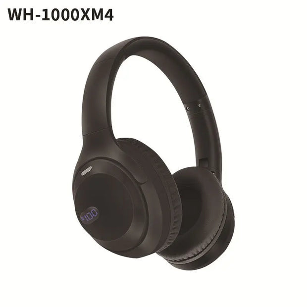 Wireless Bluetooth headset with battery display long battery life and foldable design - Memoriex 