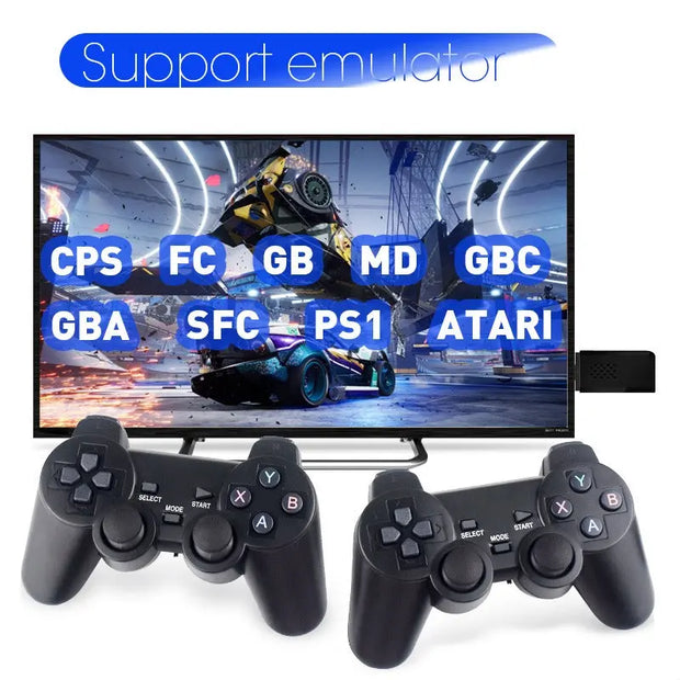 Wireless HD Game Console HDMI Game Console PSP Sega Arcade Simulator M8 Home TV Game Console - Memoriex 