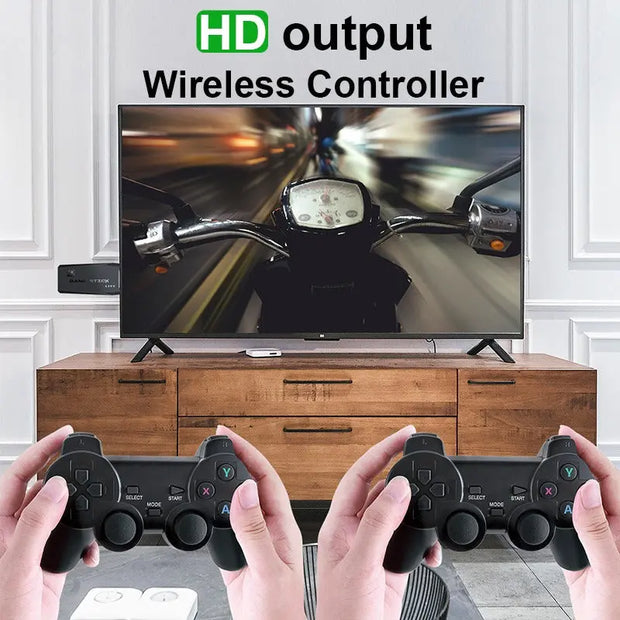 Wireless HD Game Console HDMI Game Console PSP Sega Arcade Simulator M8 Home TV Game Console - Memoriex 