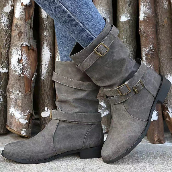 Women's Autumn And Winter Short Martin Boots - Memoriex 