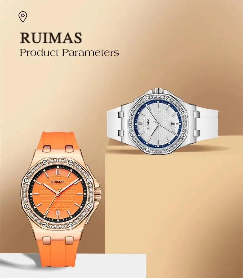 RUIMAS Women Bracelet Quartz Watches Luxury Fashion Ladies Diamond Large Dial Female Elegant Wristwatches Clock Montre Femme-4