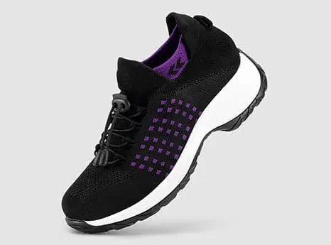 Women's Comfy Stylish Breathable Knit Upper Running Sock Sneakers-1