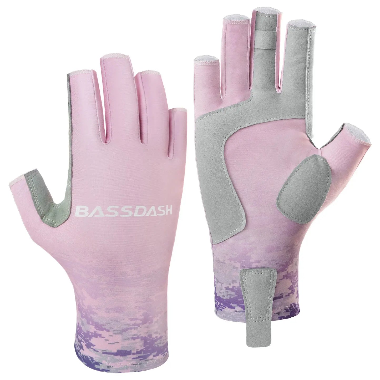 Women’s UPF 50+ Fingerless Fishing Gloves-11