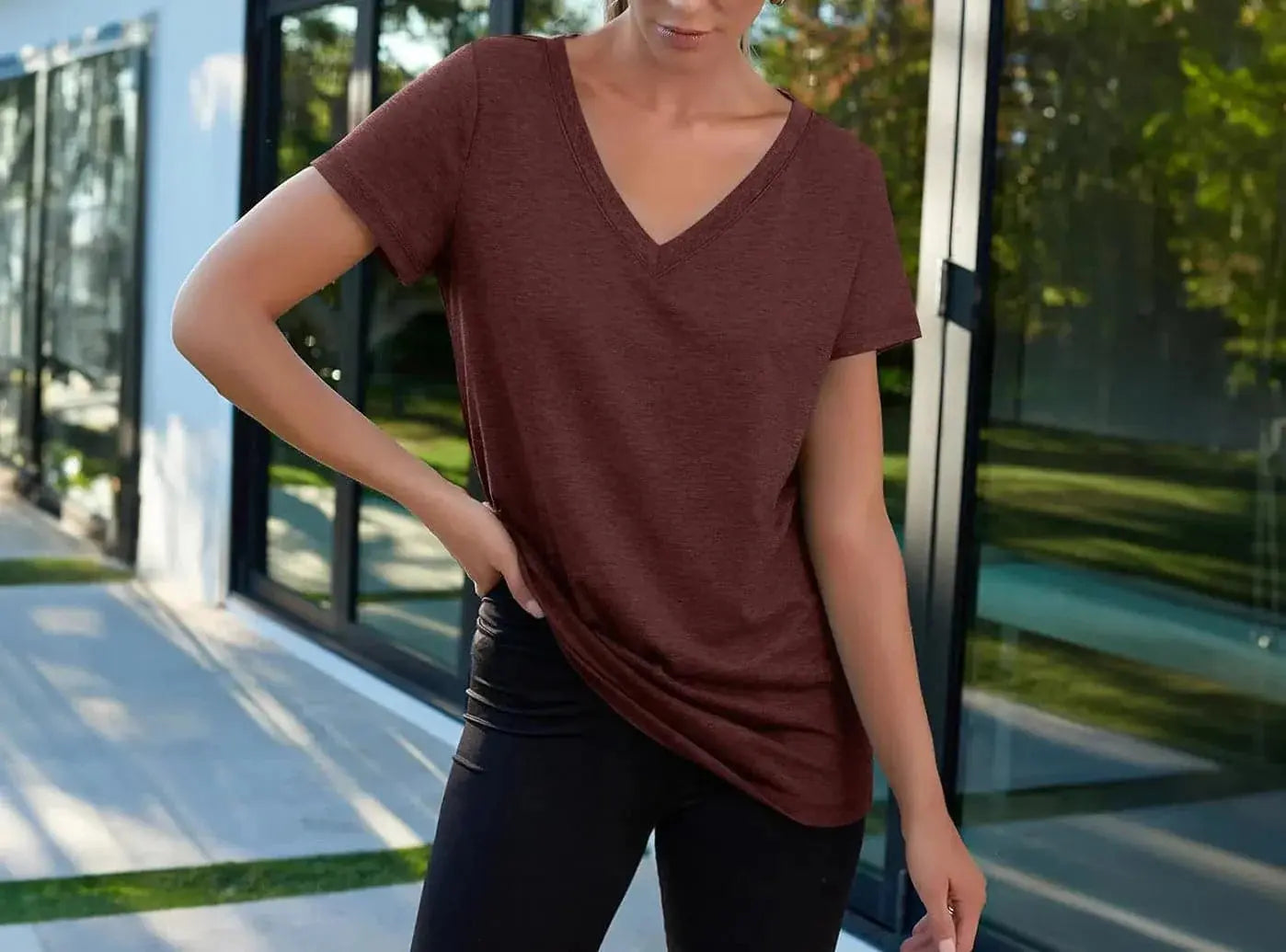 Women's SoftSway V Tee V2-6