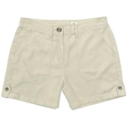 Womens Linen Summer Shorts - 2592 - Memoriex 