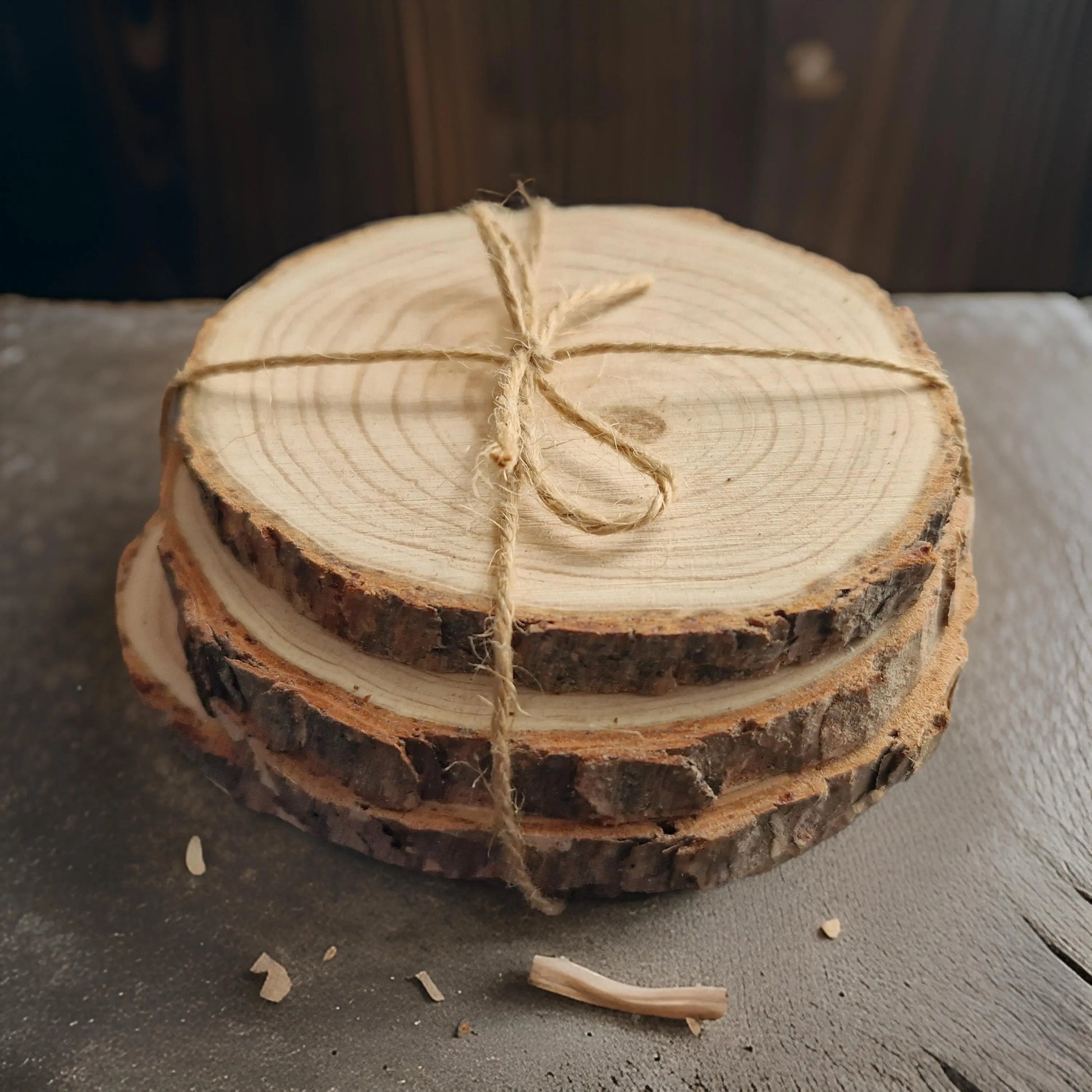 Wooden Candle Coaster | Set of 4 - Memoriex 