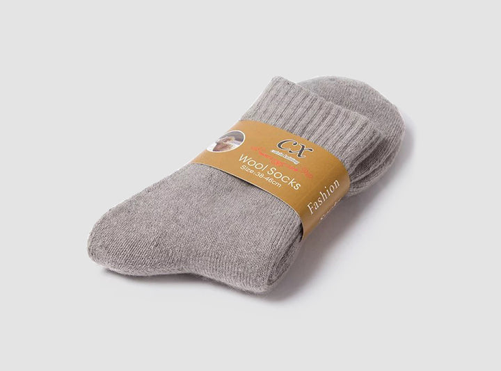 FitVille Warm Cozy Wool Socks Pack of 3 (Unisex)-2