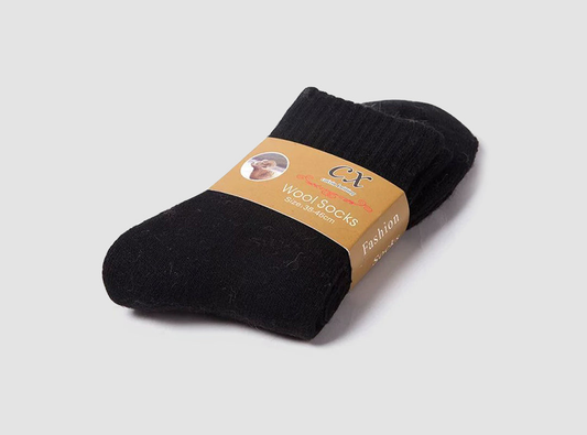 FitVille Warm Cozy Wool Socks Pack of 3 (Unisex)-0