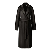 Wool coat | Water ripple double-sided cashmere coat high-end bathrobe - Memoriex 