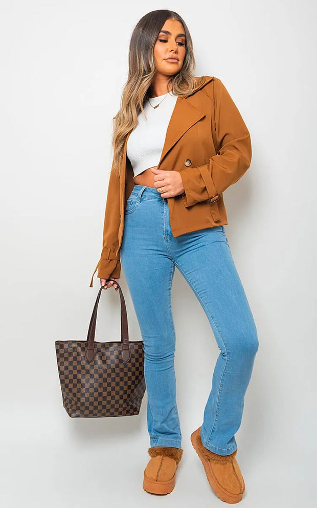 Wrap Belted Long Coat-4