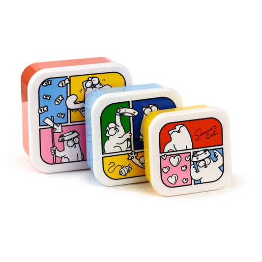 Lunch Boxes Set of 3 (M/L/XL) - Simon's Cat 2024 LBOX108-0