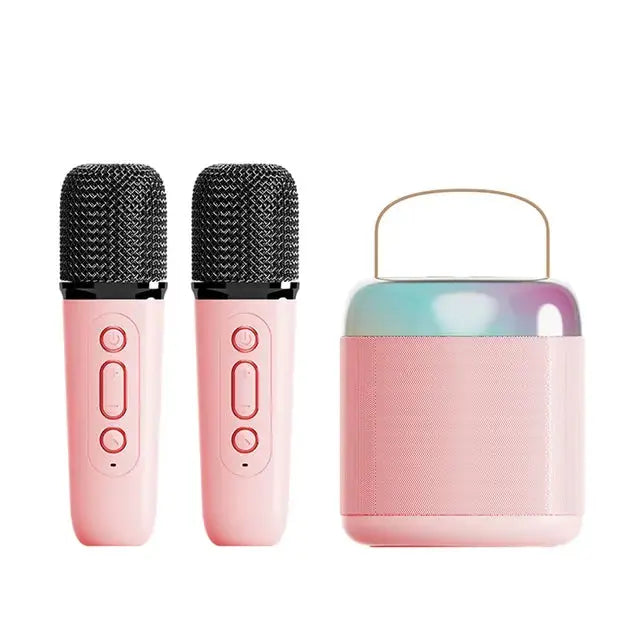 Y2  High-fidelity Sound KaraokesMachine For Immersive Singing Experience Lightweight And Portable 1microphone pink - Memoriex 