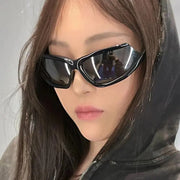 Y2K gap sunglasses, new fashionable fashion show, high-end sunglasses, cycling sunglasses, hip-hop street photography - Memoriex 