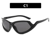 Y2K gap sunglasses, new fashionable fashion show, high-end sunglasses, cycling sunglasses, hip-hop street photography - Memoriex 