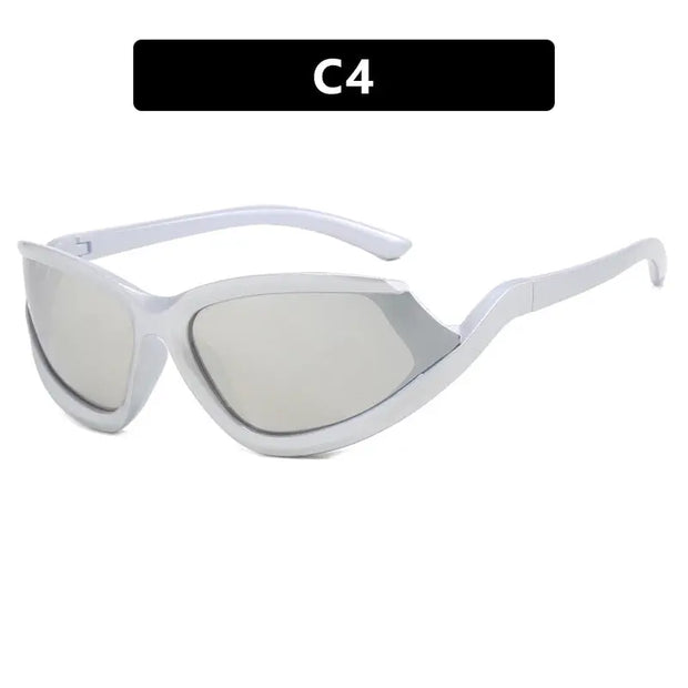 Y2K gap sunglasses, new fashionable fashion show, high-end sunglasses, cycling sunglasses, hip-hop street photography - Memoriex 