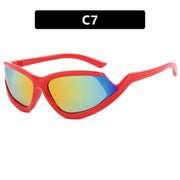 Y2K gap sunglasses, new fashionable fashion show, high-end sunglasses, cycling sunglasses, hip-hop street photography - Memoriex 