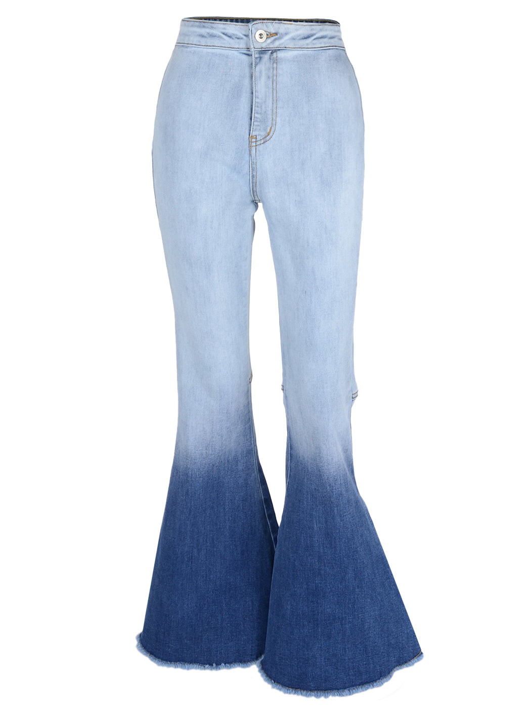 Bell Bottom High Waist Denim Jeans by Anna-Kaci-19