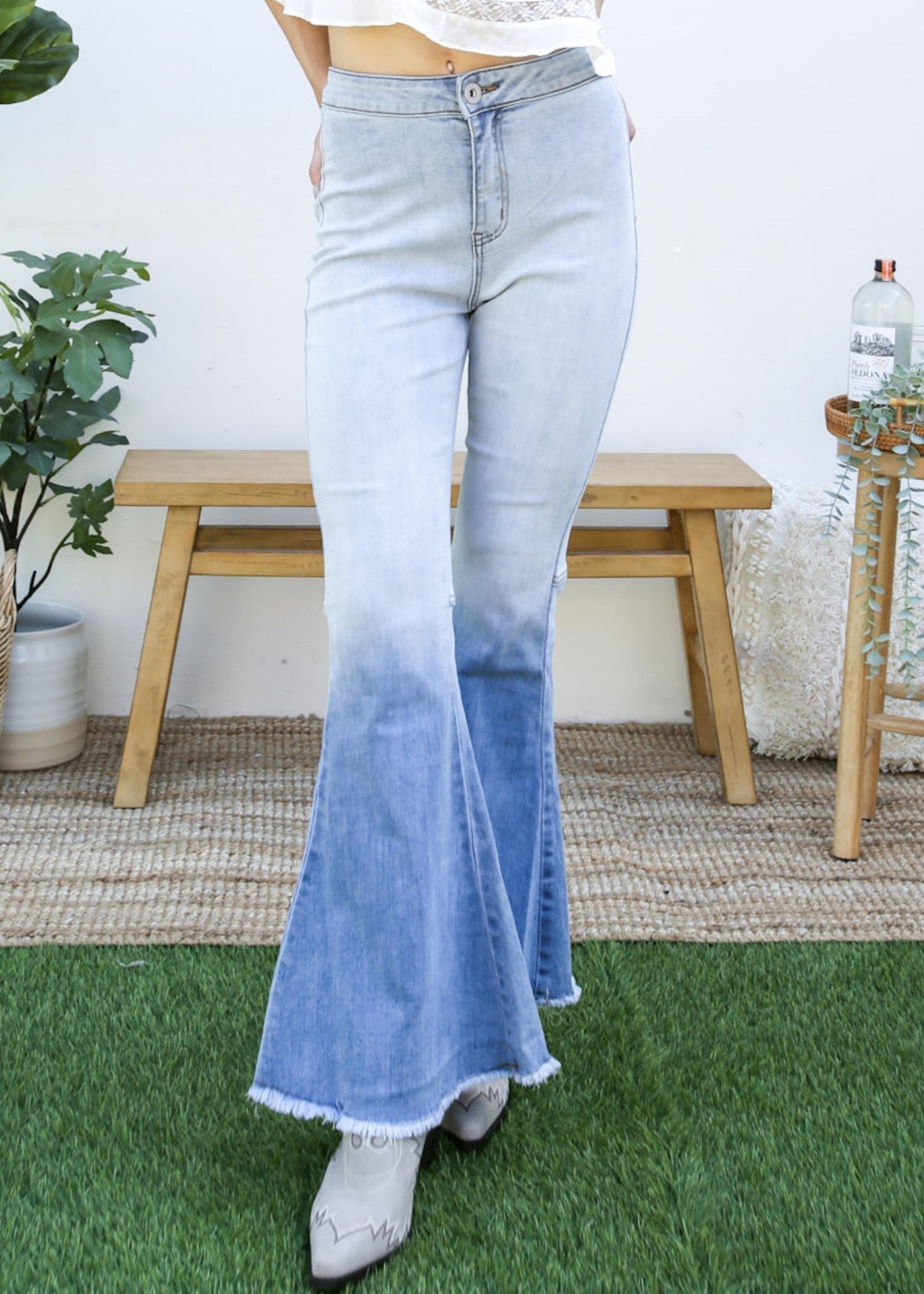 Bell Bottom High Waist Denim Jeans by Anna-Kaci-1