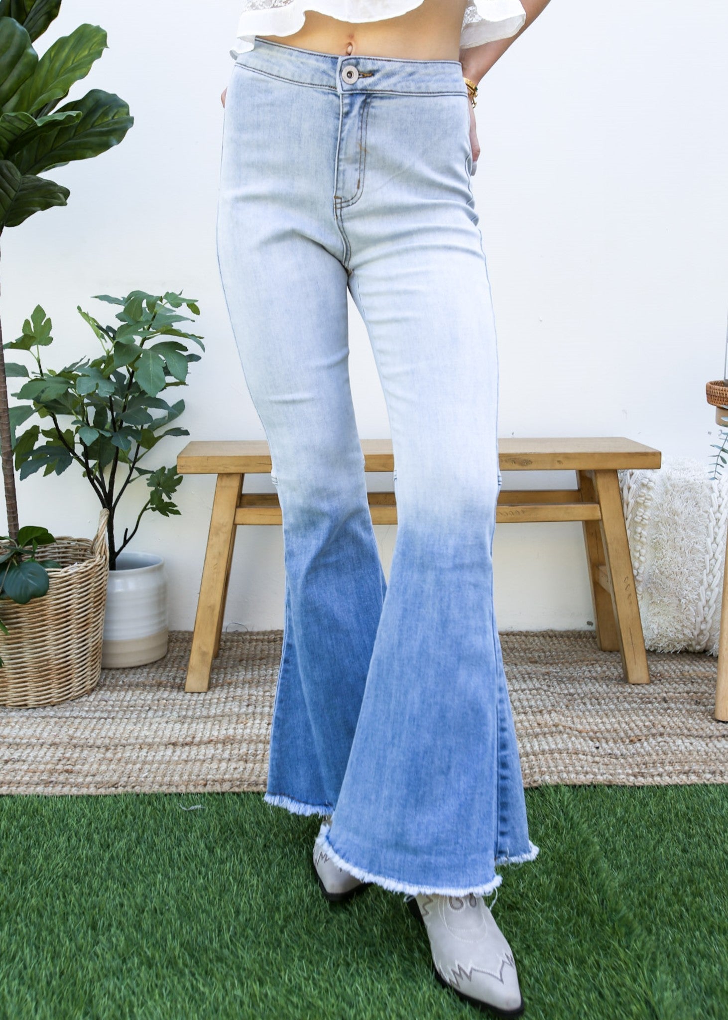 Bell Bottom High Waist Denim Jeans by Anna-Kaci-4