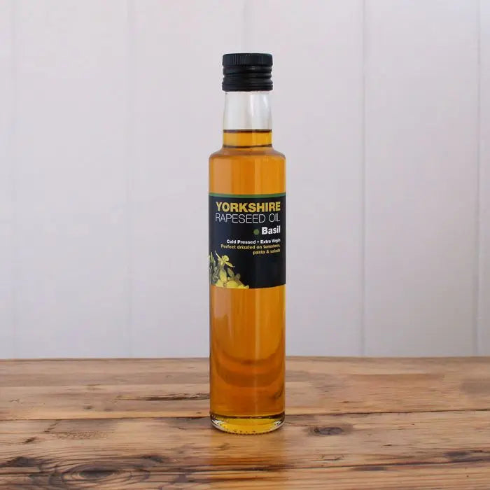 YORKSHIRE RAPESEED OIL WITH BASIL-0