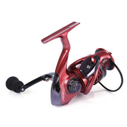 YUMOSHI 13+1BB Full Metal Spinning Fishing Reel 4.7:1/5.5:1 Gear Ratio Pesca Aluminum Spool  Tackle With Foldable Handle - Memoriex 