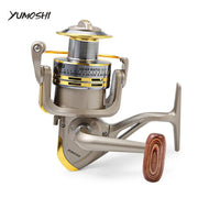 YUMOSHI 8 BB Fish ratio 5.1:1 1000-7000 Series Spinning Fishing Reel Crank Handle Carp Steering - Memoriex 