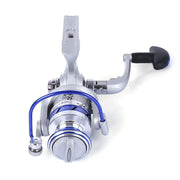 YUMOSHI AF1000-7000 12BB Gear Ratio 5.5:1 Half Metal Fishing Spinning Reel Machined aluminum Spool with Exchangeable Handle - Memoriex 