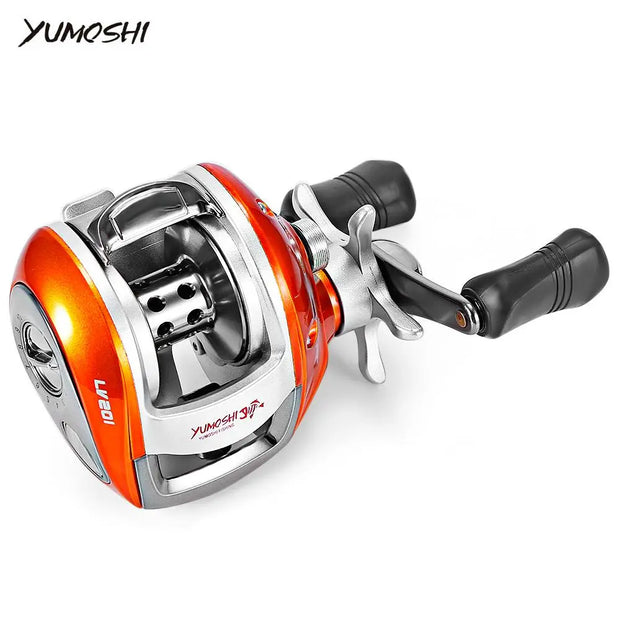 YUMOSHI Left / Right Hand 12+1BB 6.3:1 Bait Casting Fishing Reel Magnetic Brake Water Drop Wheel Coil - Memoriex 