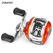 YUMOSHI Left / Right Hand 12+1BB 6.3:1 Bait Casting Fishing Reel Magnetic Brake Water Drop Wheel Coil - Memoriex 