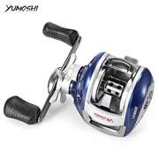 YUMOSHI Left / Right Hand 12+1BB 6.3:1 Bait Casting Fishing Reel Magnetic Brake Water Drop Wheel Coil - Memoriex 
