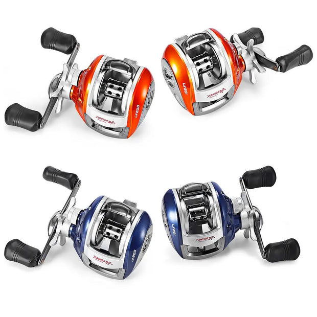 YUMOSHI Left / Right Hand 12+1BB 6.3:1 Bait Casting Fishing Reel Magnetic Brake Water Drop Wheel Coil - Memoriex 