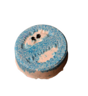 Yeti Snow Monster Bath Bomb in Ever-Rest Pink Lemonade Fragrance with Shea Butter and Olive Oil - Memoriex 