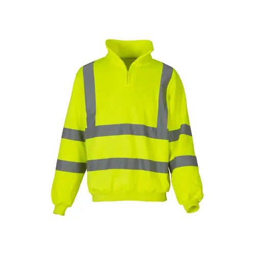 Yoko HVK06 Hi Vis Zip Sweatshirt-2