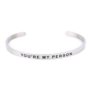 You Are My Person Lettering Bracelets - Memoriex 