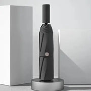 ZUODU Automatic Umbrella Men LED Windproof Reverse Folding Business Umbrella Rain Men Car Automatic Reverse Umbrellas Strong U5B - Memoriex 