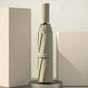 ZUODU Automatic Umbrella Men LED Windproof Reverse Folding Business Umbrella Rain Men Car Automatic Reverse Umbrellas Strong U5B - Memoriex 