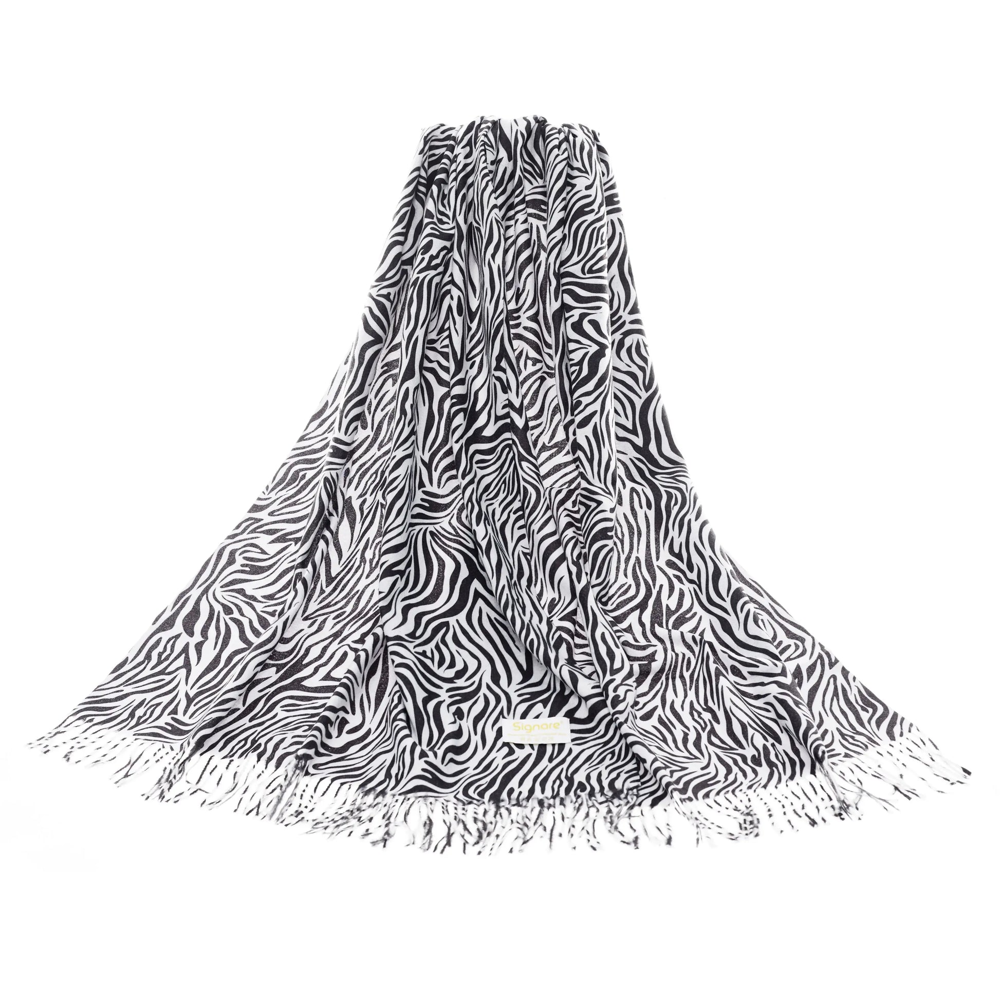 Zebra Print - Art Pashmina-0