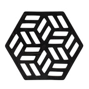 Zeta Handcrafted Recycled Rubber Coaster - Set of 2 or 4 - Memoriex 