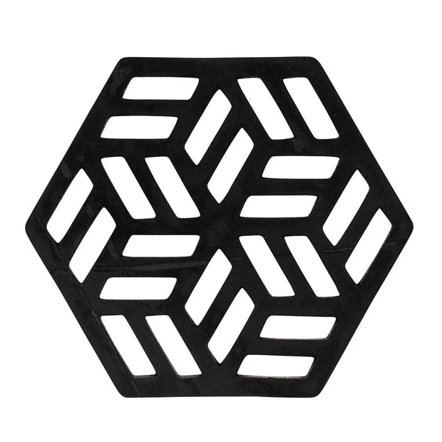 Zeta Handcrafted Recycled Rubber Coaster - Set of 2 or 4 - Memoriex 