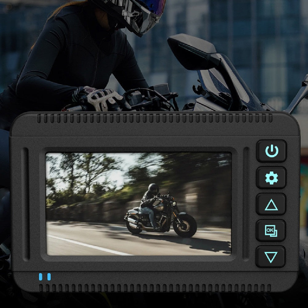 Motorcycle Action Camera with GPS Tracking - Memoriex