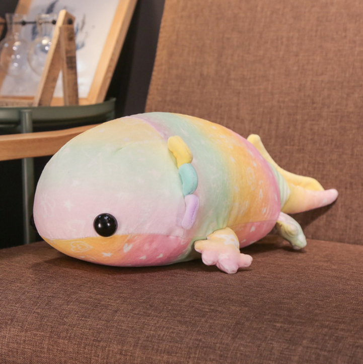 Colorful Salamander Hexagonal Dinosaur Plush-1