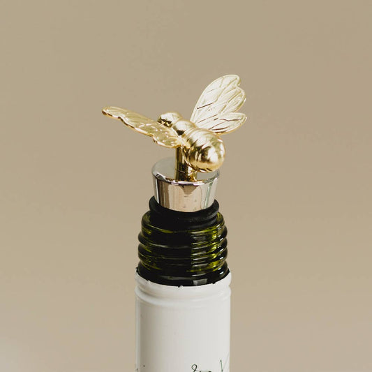 Gold Bee Bottle Stopper-0