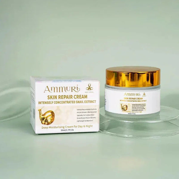 Snail Extract Skin Cream for Deep Repair & Hydration | Ammuri-0