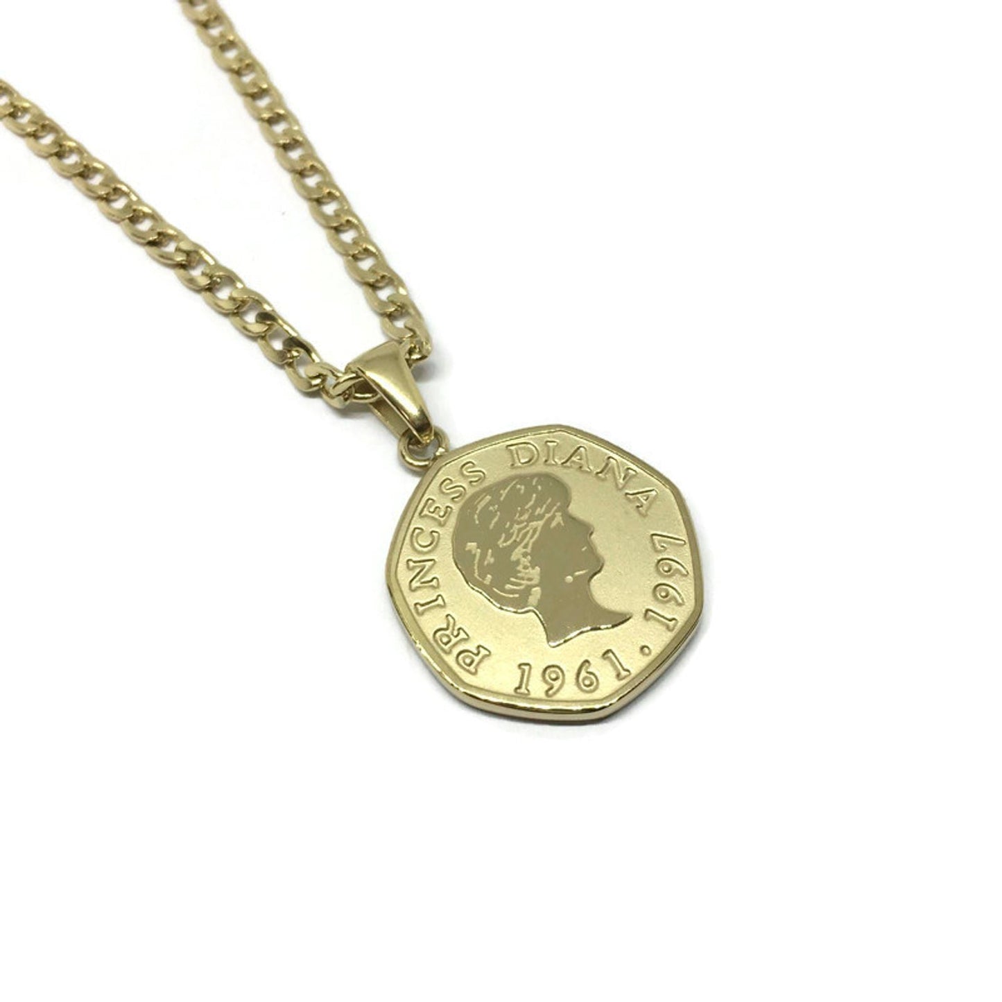 Princess Diana 50 Pence Necklace-1