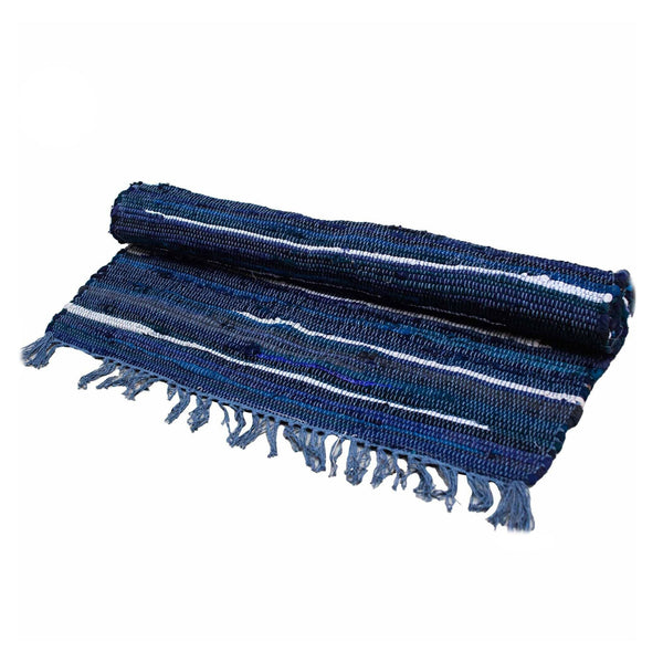 Large Rag Rug - 150x90cm - Charcoal Greys