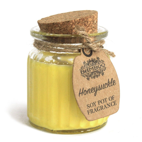 Honeysuckle Soy Pot of Fragrance Candles-0